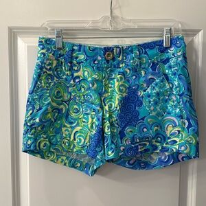 Lilly Pulitzer‎ Lilly’s Lagoon Callahan Shorts Size 4